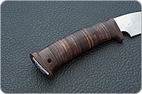 Нож Малек наборная кожа, текстолит, без золочения : фото 5