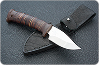 Нож Малек наборная кожа, текстолит, без золочения : фото 7