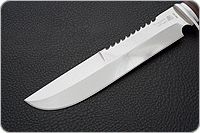 Нож Медвежий наборная кожа, 95х18, алюминий : фото 3