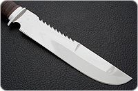 Нож Медвежий наборная кожа, 95х18, алюминий : фото 4