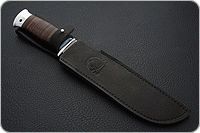 Нож Медвежий наборная кожа, 95х18, алюминий : фото 8