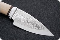 Нож Утес кап березовый, алюминий, без золочения : фото 4