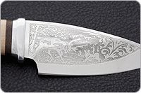 Нож Утес кап березовый, алюминий, без золочения : фото 7