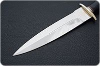 Кинжал охотничий-С наборная кожа, 95х18, латунь : фото 3