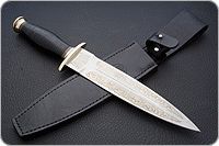 Кинжал охотничий-С наборная кожа, 95х18, латунь : фото 8