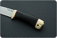 Нож Малек-2 наборная кожа, латунь, без золочения : фото 6