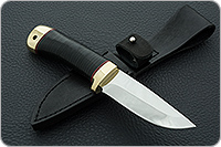 Нож Малек-2 наборная кожа, латунь, без золочения : фото 8