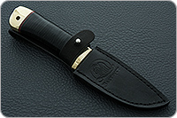 Нож Малек-2 наборная кожа, латунь, без золочения : фото 9