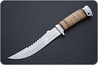 Нож Рыбацкий-1 береста, 95х18, алюминий : фото 2