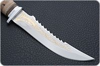 Нож Рыбацкий-1 береста, 95х18, алюминий : фото 4