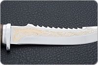 Нож Рыбацкий-1 береста, 95х18, алюминий : фото 7