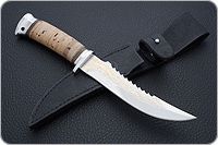 Нож Рыбацкий-1 береста, 95х18, алюминий : фото 8