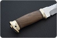 Нож Тайга-2 орех, эи-107, латунь : фото 5