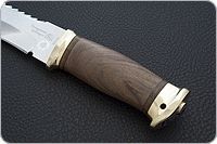 Нож Тайга-2 орех, эи-107, латунь : фото 6