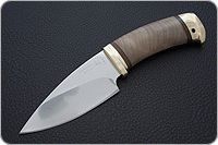 Нож Утес кап березовый, 95х18, латунь : фото 2