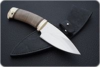 Нож Утес кап березовый, 95х18, латунь : фото 7