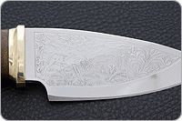 Нож Утес стабилизированный кап, латунь, без золочения : фото 7