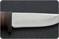 Нож Малек-2 орех, текстолит, без золочения : фото 7