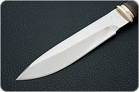 Нож Fox-2 (Фокс-2) наборная кожа, 95х18, латунь : фото 3