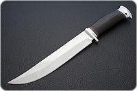 Нож Атаман граб - черное дерево, 95х18, алюминий : фото 2