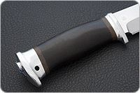 Нож Атаман граб - черное дерево, 95х18, алюминий : фото 5