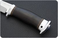 Нож Атаман граб - черное дерево, 95х18, алюминий : фото 6