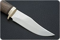 Нож Домбай орех, 95х18, латунь : фото 4