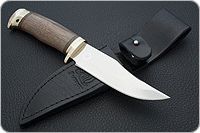 Нож Домбай орех, 95х18, латунь : фото 7