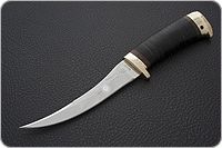 Нож Рыбацкий-3 наборная кожа, 95х18, латунь : фото 2