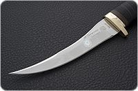 Нож Рыбацкий-3 наборная кожа, 95х18, латунь : фото 3