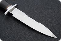 Нож Спас-6 граб - черное дерево, 95х18, алюминий : фото 4