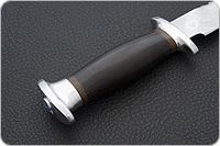 Нож Спас-6 граб - черное дерево, 95х18, алюминий : фото 5