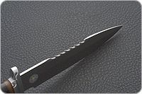 Нож Спас-6 граб - черное дерево, 95х18, алюминий : фото 7