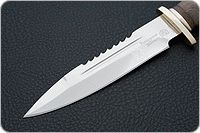 Нож Спас-6 орех, 95х18, латунь : фото 3