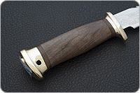 Нож Спас-6 орех, 95х18, латунь : фото 5