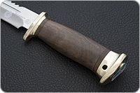 Нож Спас-6 орех, 95х18, латунь : фото 6