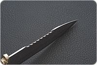 Нож Спас-6 орех, 95х18, латунь : фото 7