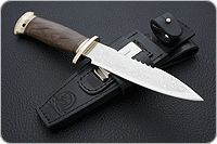 Нож Спас-6 орех, 95х18, латунь : фото 8