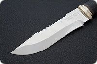 Нож Тайга наборная кожа, латунь, без золочения : фото 3