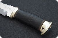 Нож Тайга наборная кожа, латунь, без золочения : фото 6