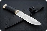 Нож Тайга наборная кожа, латунь, без золочения : фото 8