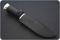 Нож Тайга наборная кожа, латунь, без золочения : фото 9