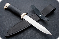 Нож Разведчик наборная кожа, латунь, без золочения : фото 5