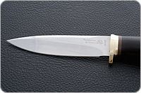 Нож Fox-1 (Фокс-1) граб - черное дерево, латунь, без золочения : фото 7