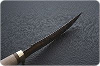 Нож Рыбацкий-1 орех, дамаск, латунь : фото 7