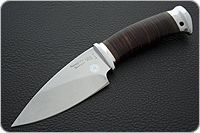 Нож Утес наборная кожа, алюминий, без золочения : фото 2