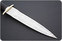 Кинжал охотничий-С граб - черное дерево, 95х18, латунь : фото 4