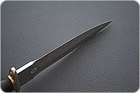 Кинжал охотничий-С граб - черное дерево, 95х18, латунь : фото 6