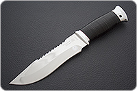 Нож Тайга наборная кожа, 95х18, алюминий : фото 2