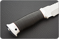 Нож Тайга наборная кожа, 95х18, алюминий : фото 5